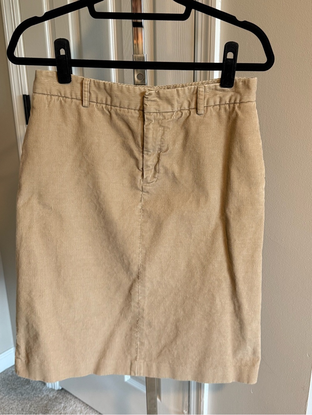 Banana Republic Tan Corduroy Pencil Skirt